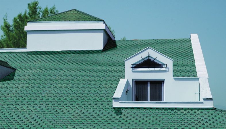 Evka-2 profesyonel pvc membran Çatı – Shingle cati örneği